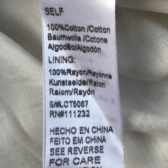 Lucca Juliana One Shoulder Beachcomber Cotton Top Medium NWT - Picture 6 of 6